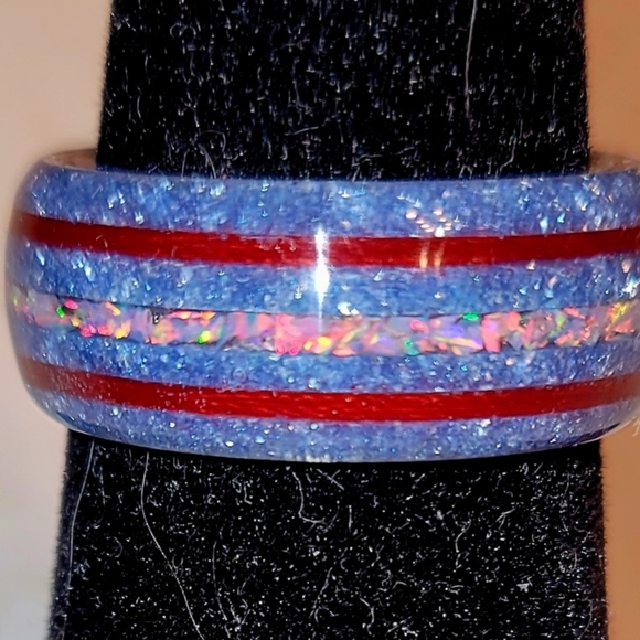 Handmade epoxy ring - Picture 4 of 5